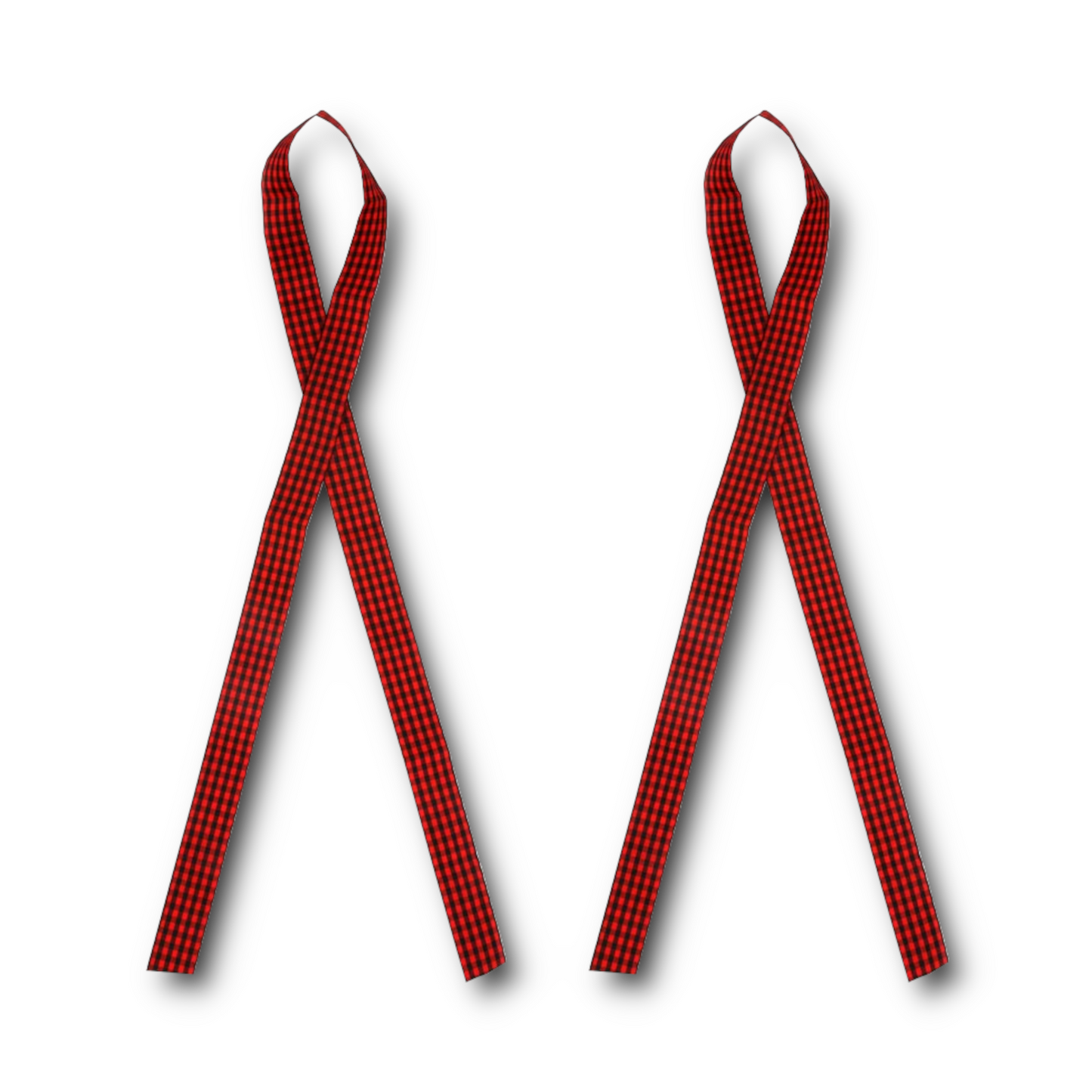 Home Universal® Cinta de Cachirulo 1 Metro de largo y 2,5 cm de ancho – Roja y Negra – Pulsera Tradicional para Fiestas del Pilar Zaragoza – Cinta Cuadros Aragoneses