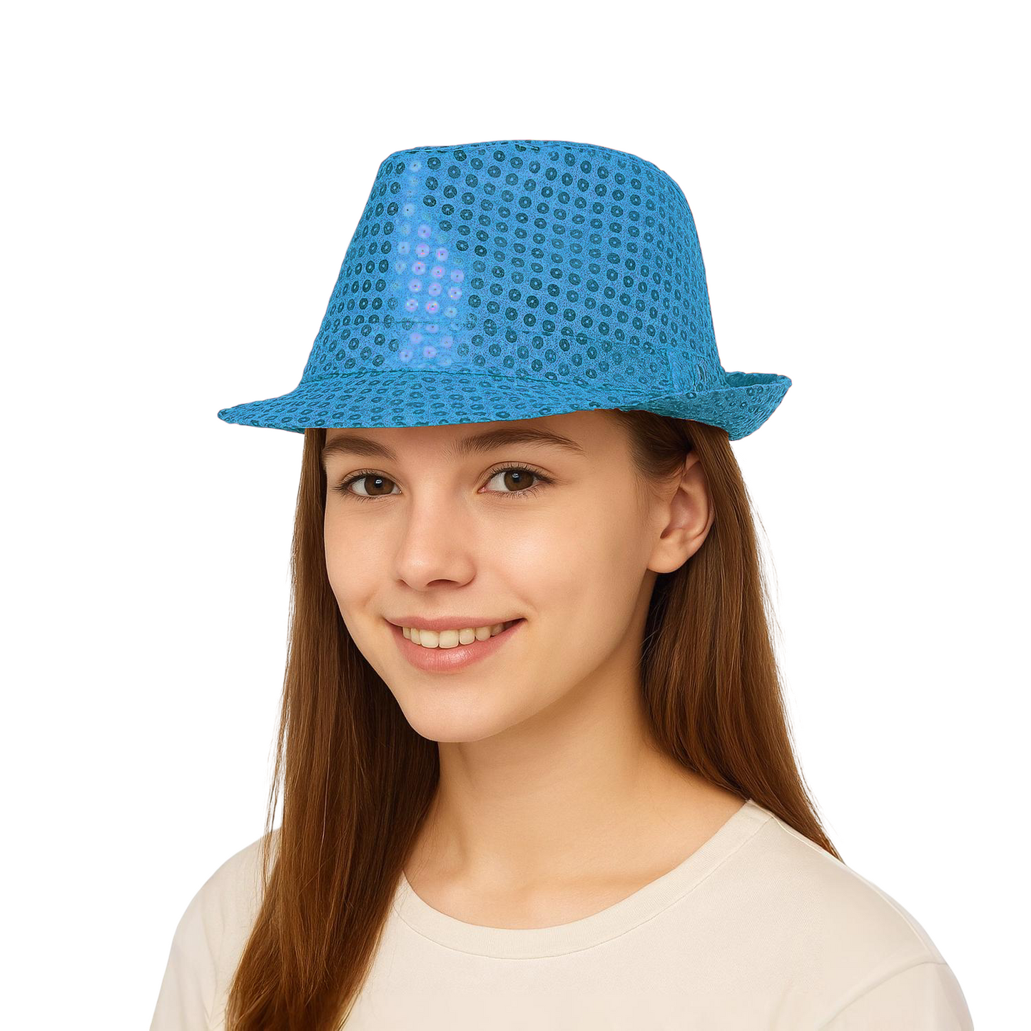 Home Universal® Accesorios de Fiesta – Sombrerode Purpurina y Lentejuelas para Hombres y Mujeres | Complementos de Disfraz Elegantes y Divertidos (2 Unidades)