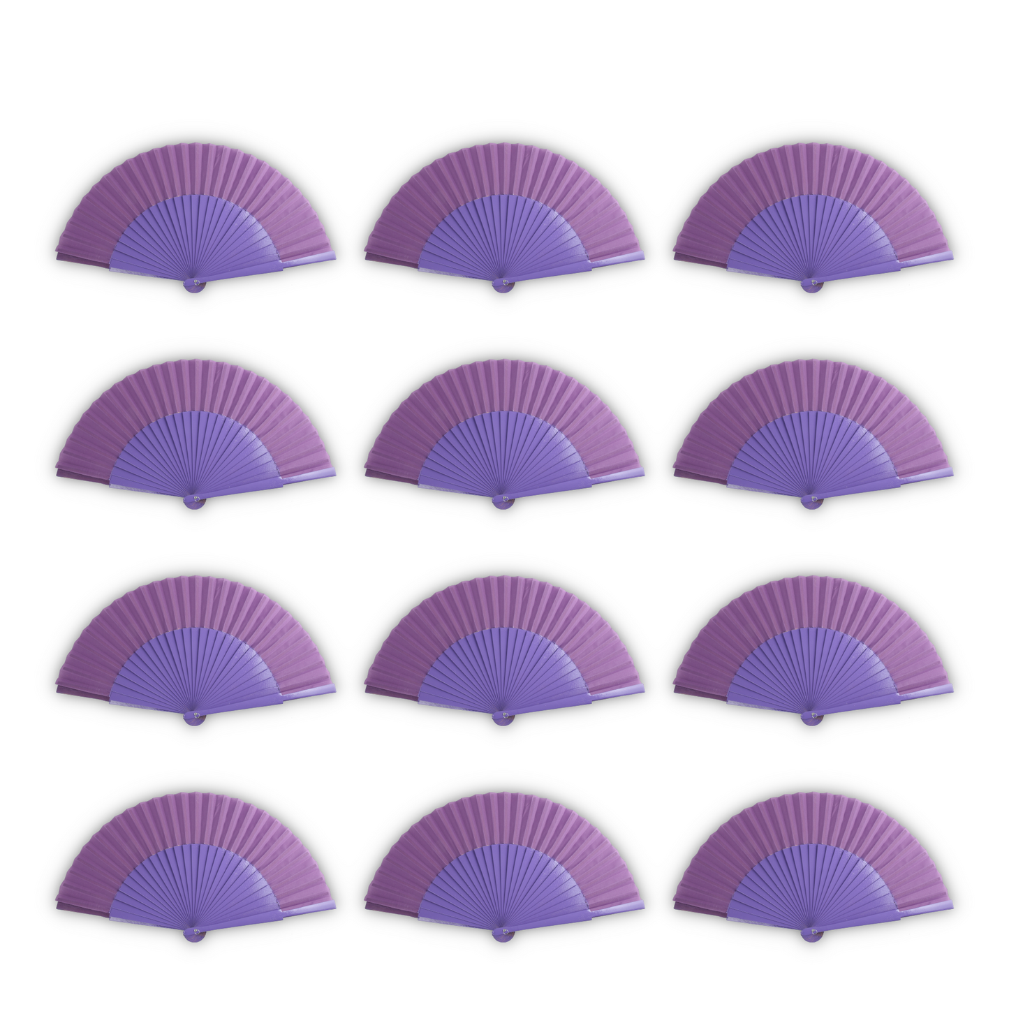 Home Universal® Abanico de madera con argollas para colgar, plegable, ligero y resistente, ideal para bodas, eventos y verano, diseño clásico y portátil perfecto para regalo y uso diario - Morado (27CM)