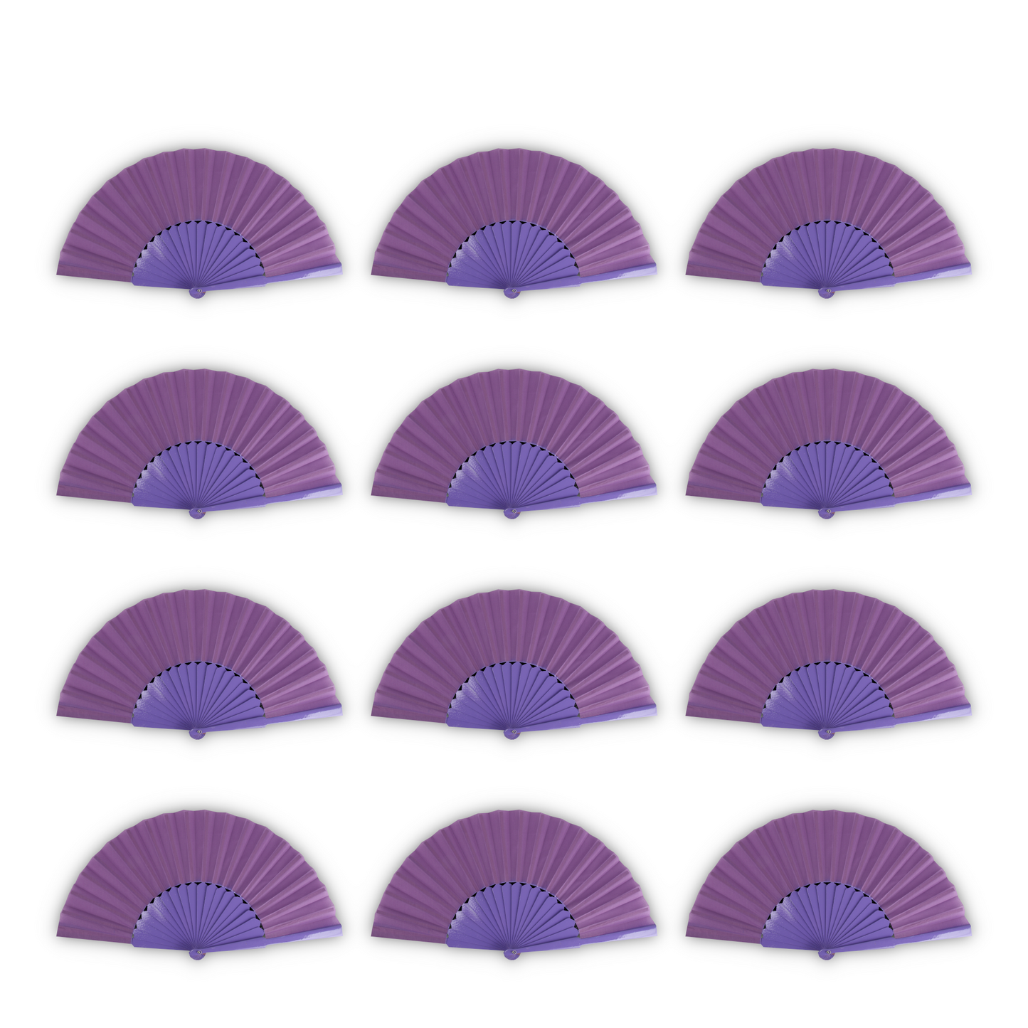 Home Universal® Abanico de madera con argollas para colgar, plegable, ligero y resistente, ideal para bodas, eventos y verano, diseño clásico y portátil perfecto para regalo y uso diario - Morado (30CM)