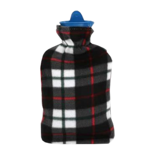 Home Universal | Bolsa de Agua Caliente (Estampado Cuadros Rojo Blanco)