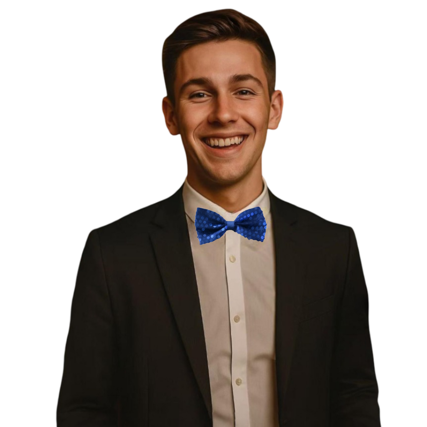 Home Universal® Accesorios de Fiesta – Pajarita de Purpurina y Lentejuelas para Hombres y Mujeres | Complementos de Disfraz Elegantes y Divertidos (3 Unidades)