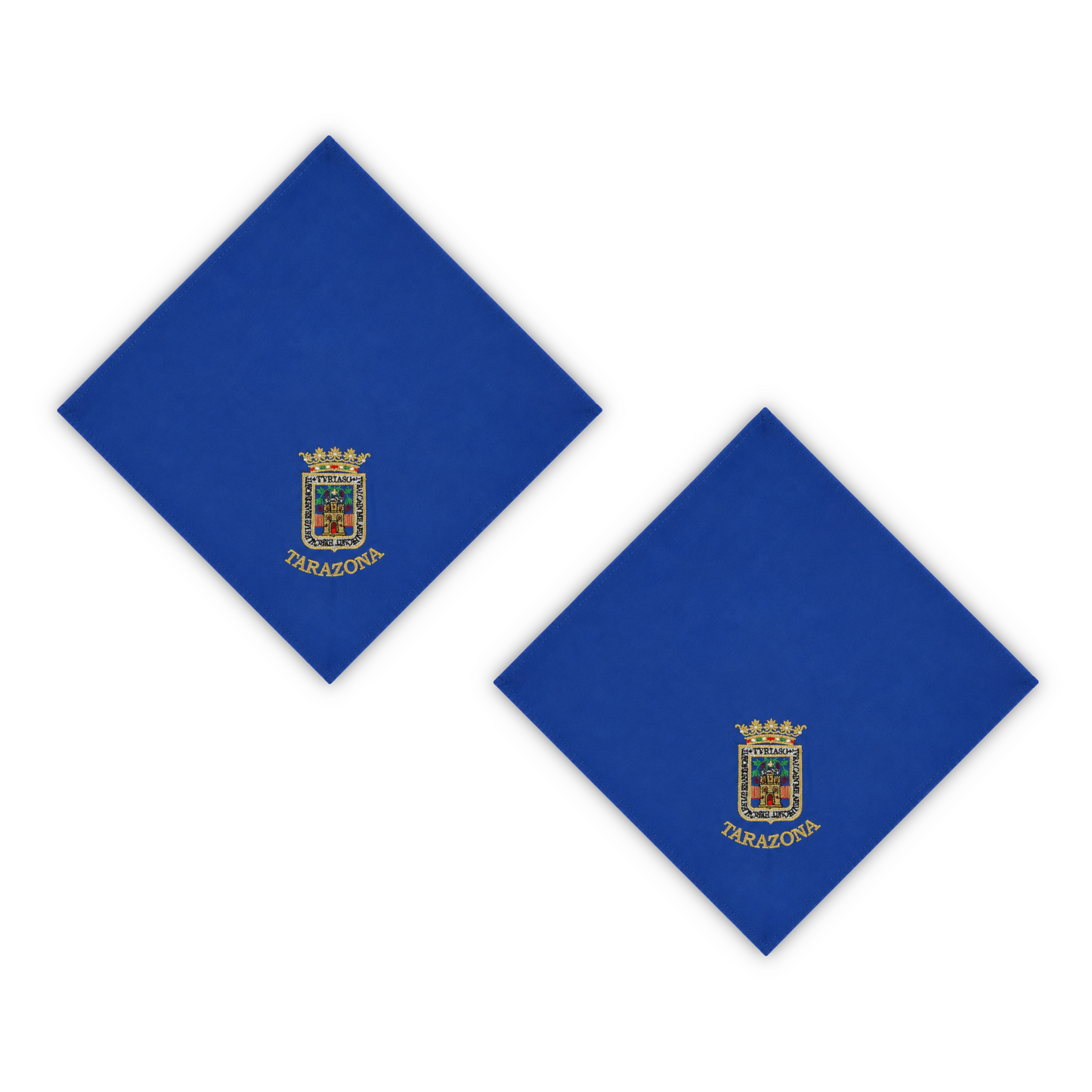 Home Universal® Pañuelo de Fiestas 100 × 68 cm, Escudo de Tarazona Bordado