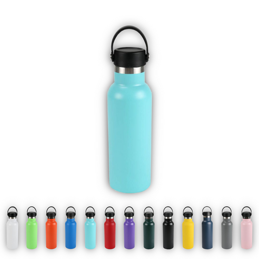 Home Universal® Botella Térmica 500ml de Acero Inoxidable | 12h y Frías 24h | Doble Pared | Mantiene Frío y Caliente por Horas | Antiderrames, Ligera e Ideal para Deporte, Oficina y Viajes - (Turquesa)
