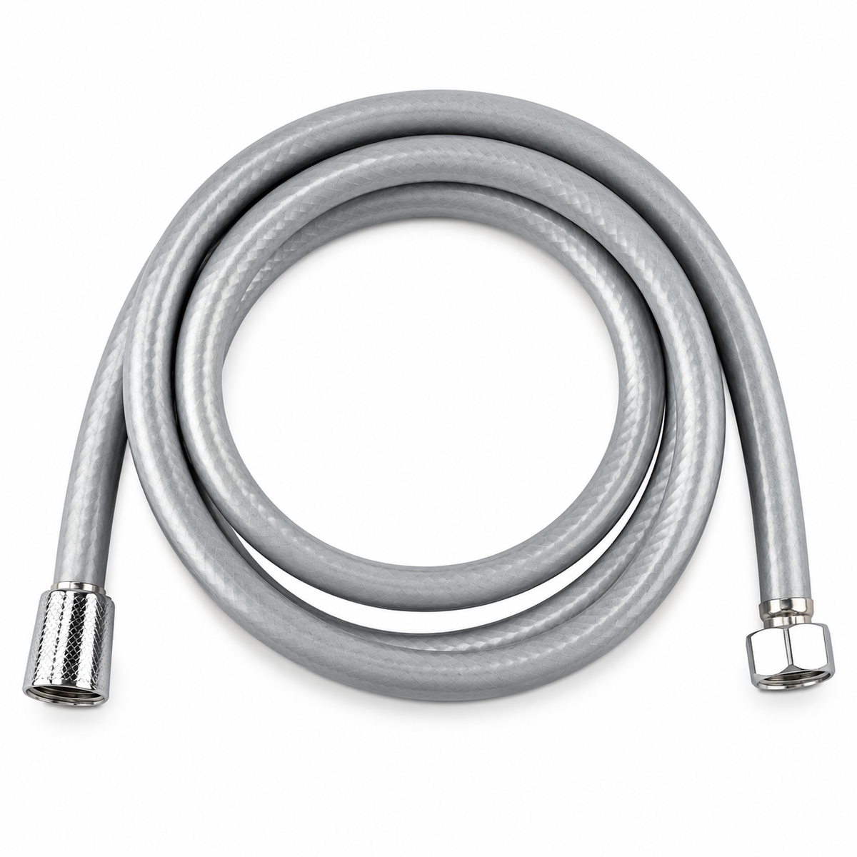 Home Universal® Manguera de Ducha Universal G1/2 – Flexible, Antienredos y Fácil de Instalar, Compatible con la Mayoría de Duchas (Gris Plata (1.75m))