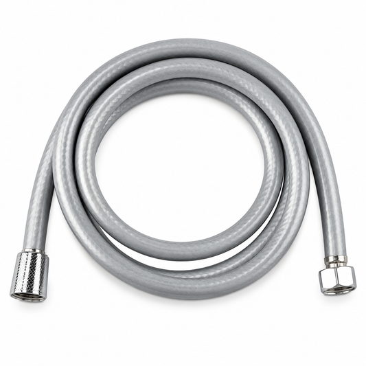 Home Universal® Manguera de Ducha Universal G1/2 – Flexible, Antienredos y Fácil de Instalar, Compatible con la Mayoría de Duchas (Gris Plata (1.75m))