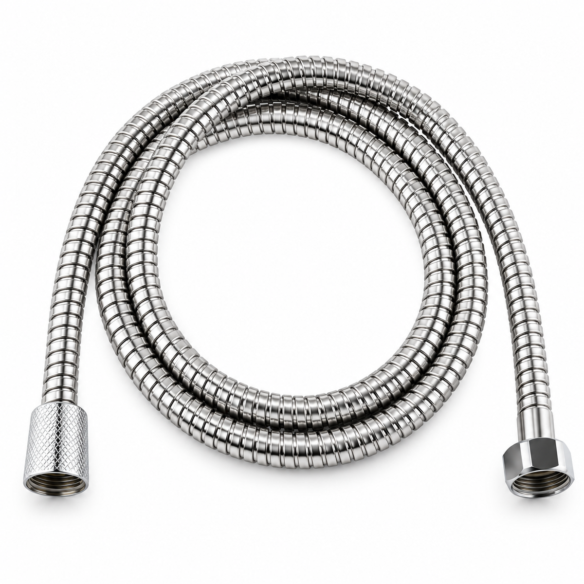Home Universal® Manguera de Ducha Universal G1/2 – Flexible, Antienredos y Fácil de Instalar, Compatible con la Mayoría de Duchas (Plata Acero (1.75m))