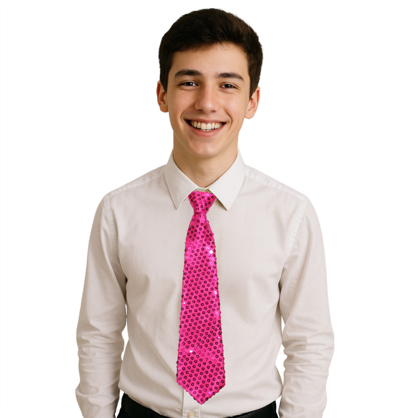 Home Universal® Accesorios de Fiesta – Corbata de  Purpurina y Lentejuelas para Hombres y Mujeres | Complementos de Disfraz Elegantes y Divertidos (2 Unidades)