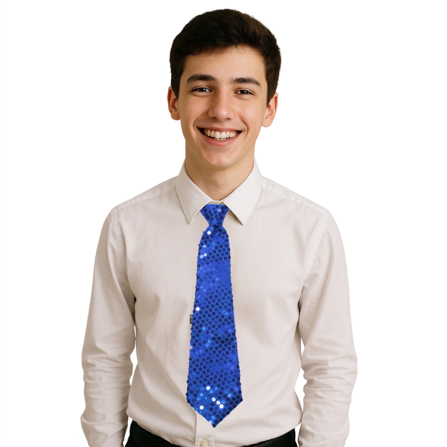 Home Universal® Accesorios de Fiesta – Corbata de  Purpurina y Lentejuelas para Hombres y Mujeres | Complementos de Disfraz Elegantes y Divertidos (2 Unidades)