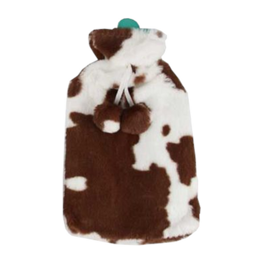 Home Universal | Bolsa de Agua Caliente (Estampado Vaca Café)