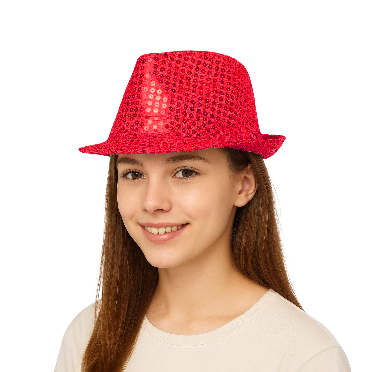 Home Universal® Accesorios de Fiesta – Sombrerode Purpurina y Lentejuelas para Hombres y Mujeres | Complementos de Disfraz Elegantes y Divertidos (2 Unidades)