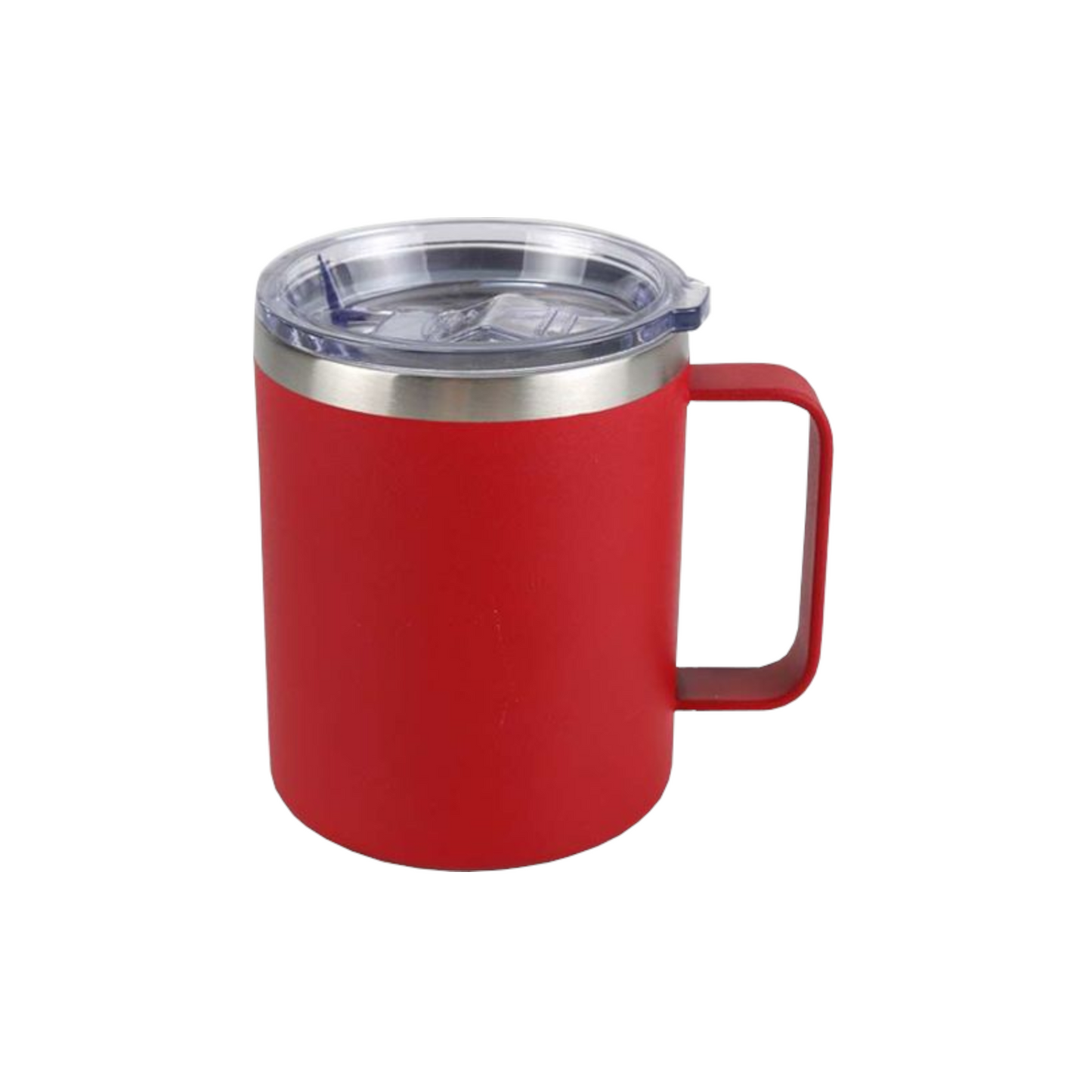Home Universal® Taza Térmica 400 ml de Acero Inoxidable con Tapa – Vaso Termo Reutilizable para Café y Té, Mantiene Bebidas Calientes y Frías (Rojo)