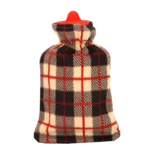 Home Universal | Bolsa de Agua Caliente (Estampado Cuadros Rojo Beige)