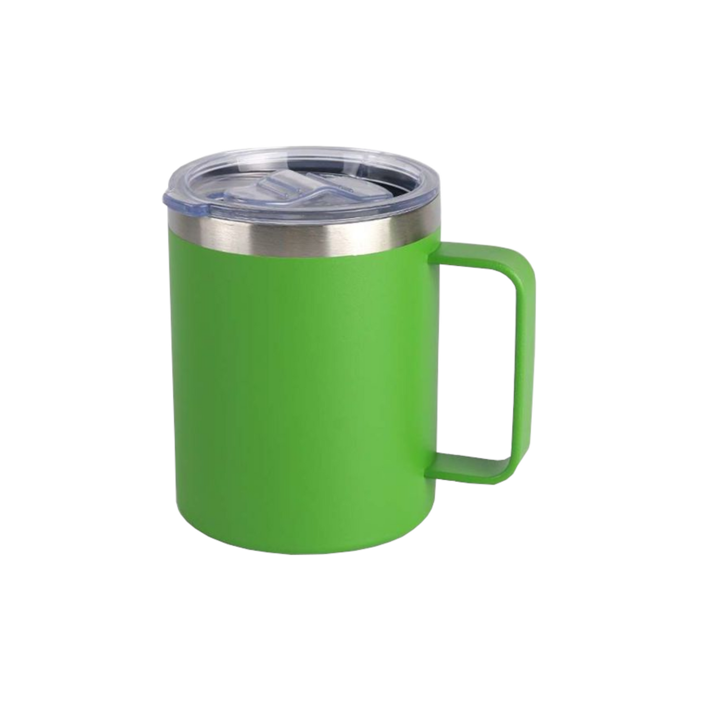 Home Universal® Taza Térmica 400 ml de Acero Inoxidable con Tapa – Vaso Termo Reutilizable para Café y Té, Mantiene Bebidas Calientes y Frías (Verde)