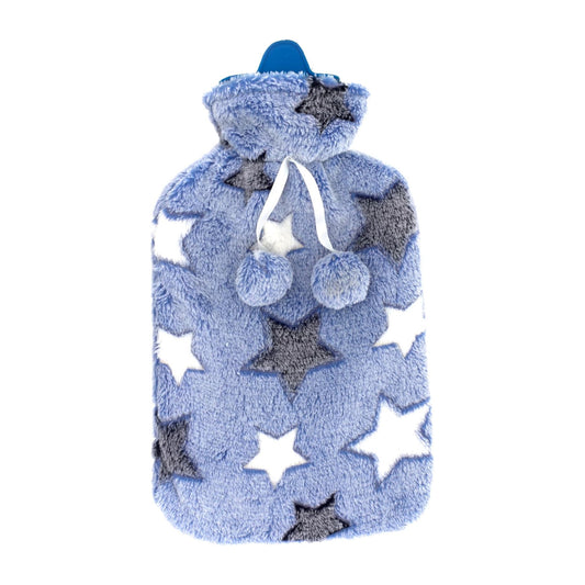 Home Universal | Bolsa de Agua Caliente (Gris Estrellitas)