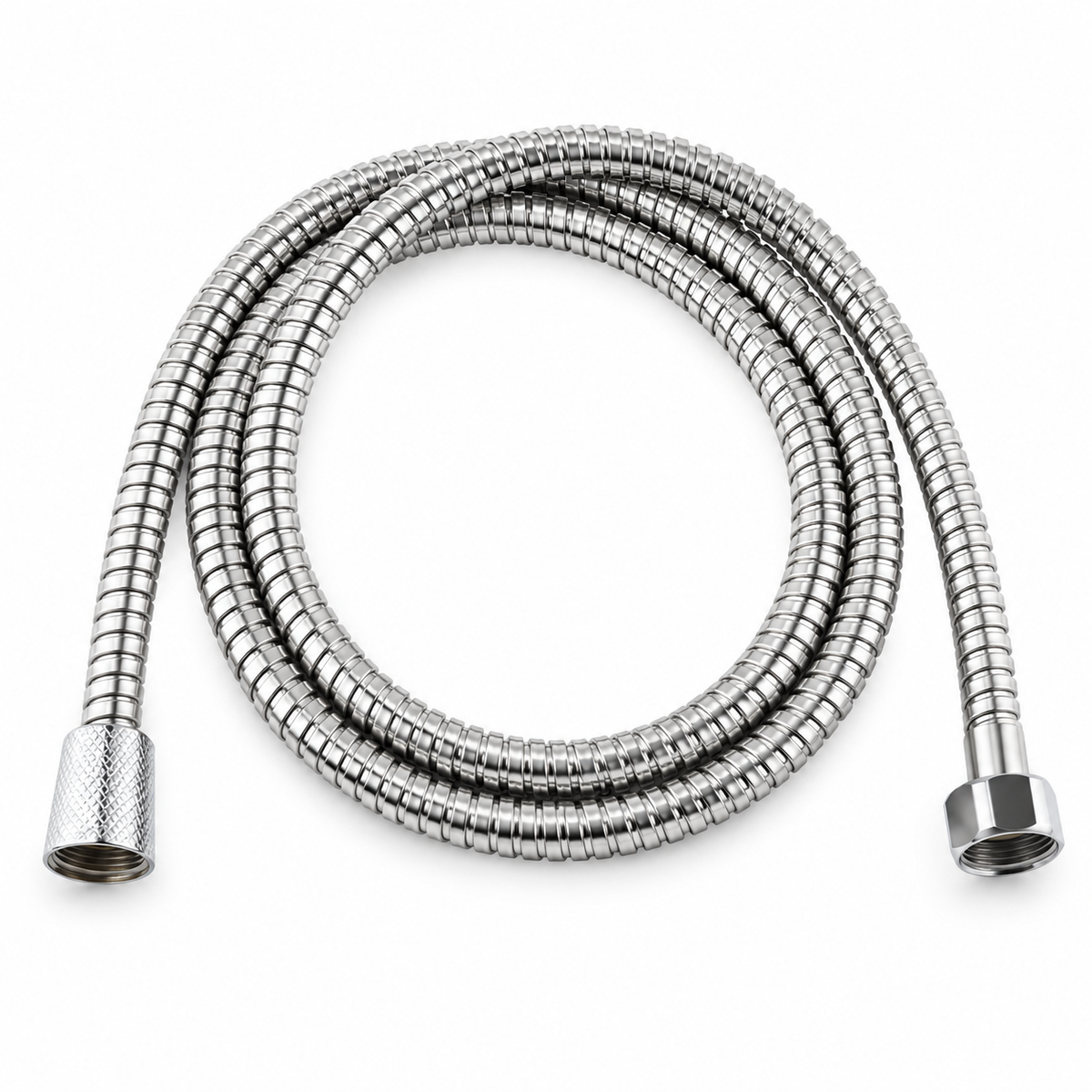 Home Universal® Manguera de Ducha Universal G1/2 – Flexible, Antienredos y Fácil de Instalar, Compatible con la Mayoría de Duchas (Plata Acero (1.5m))
