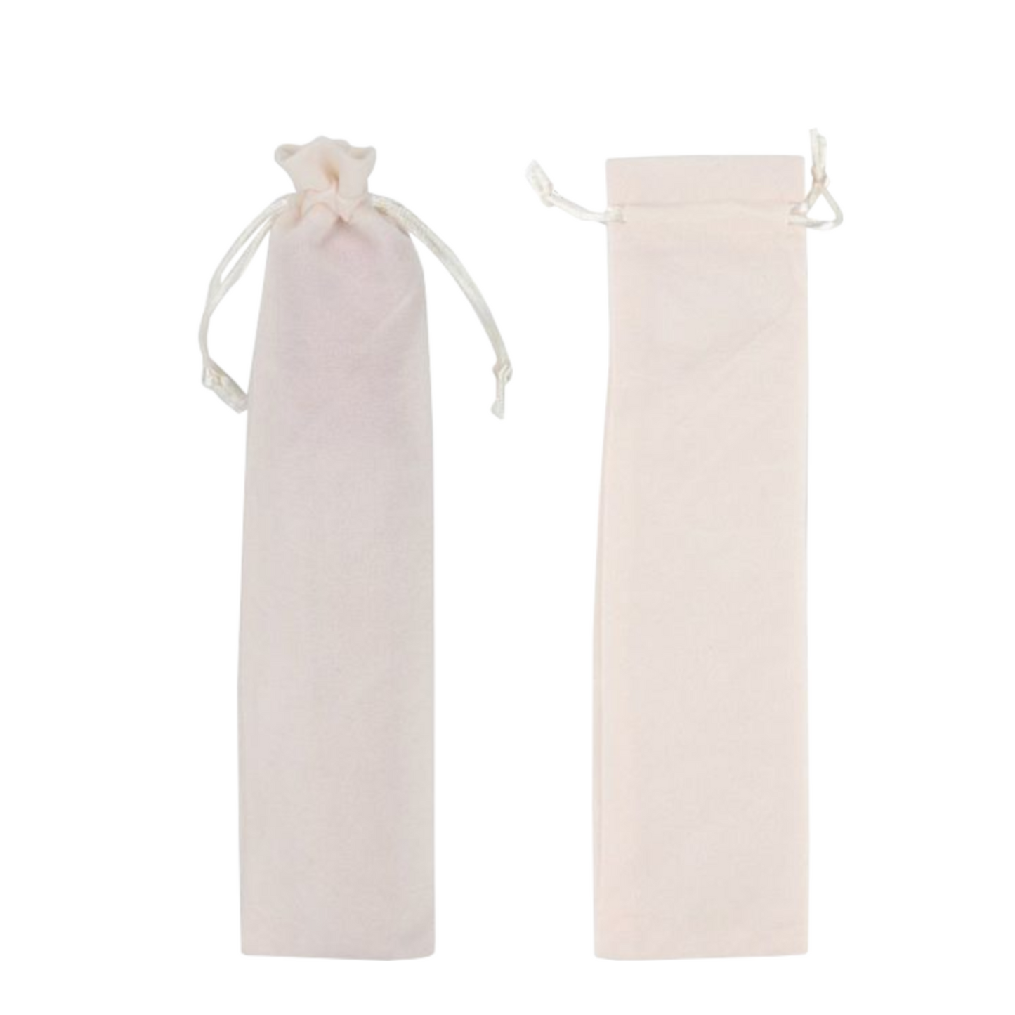 Home Universal ® 12 Piezas Funda De Abanicos, Bolsa De Abanicos, Bolsa De Regalo, Detalles Para Invitados, Regalos De Boda, Fiestas, Comunión o Bautizo (Blanco, 27 x 7)