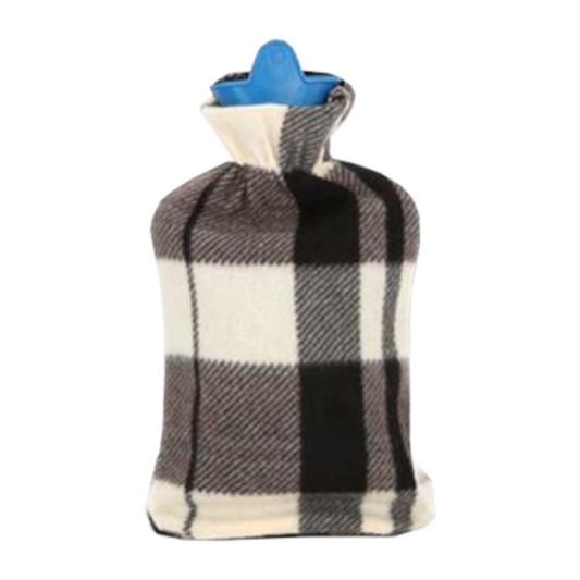 Home Universal | Bolsa de Agua Caliente (Estampado Cuadros Beige Negro)