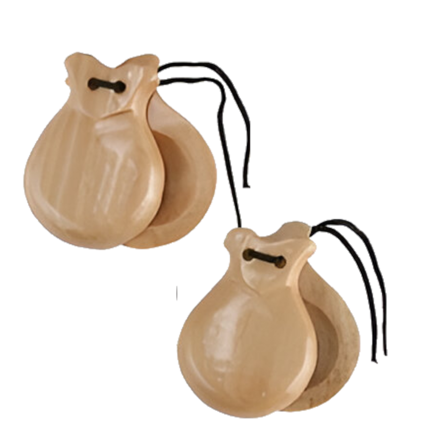 Home Universal® Castañuelas Flamencas Rojas con Lunares, Castañuelas Españolas para Baile de Flamenco,Sonido Tradicional,Ideales para Fiestas de Sevilla, Ferias, Disfraces y Eventos Españoles,2 Piezas (Color Liso · Beige)