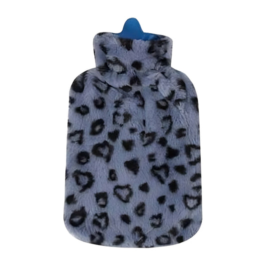 Home Universal | Bolsa de Agua Caliente (Estampado Leopardo Azul)