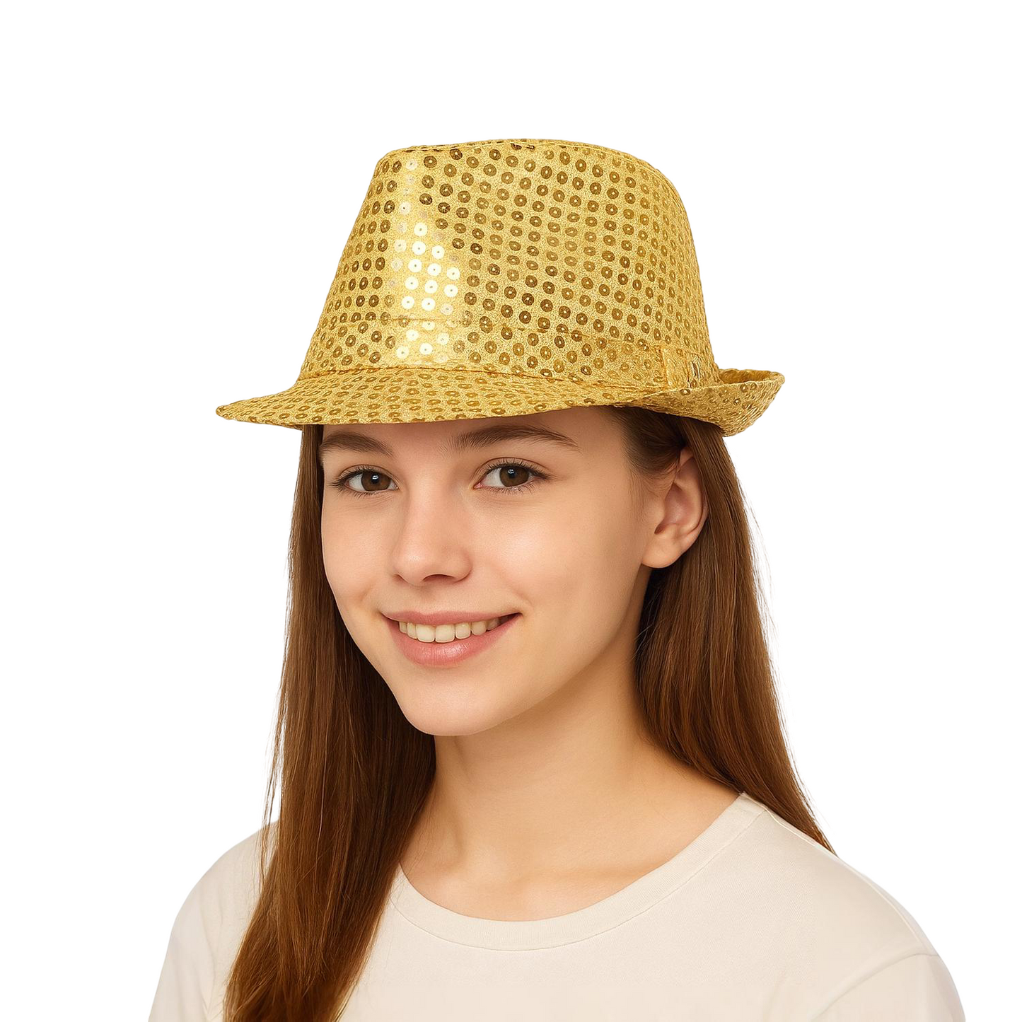 Home Universal® Accesorios de Fiesta – Sombrerode Purpurina y Lentejuelas para Hombres y Mujeres | Complementos de Disfraz Elegantes y Divertidos (2 Unidades)