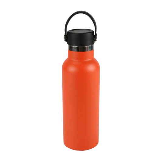 Home Universal® Botella Térmica 500ml de Acero Inoxidable | 12h y Frías 24h | Doble Pared | Mantiene Frío y Caliente por Horas | Antiderrames, Ligera e Ideal para Deporte, Oficina y Viajes (Naranja)