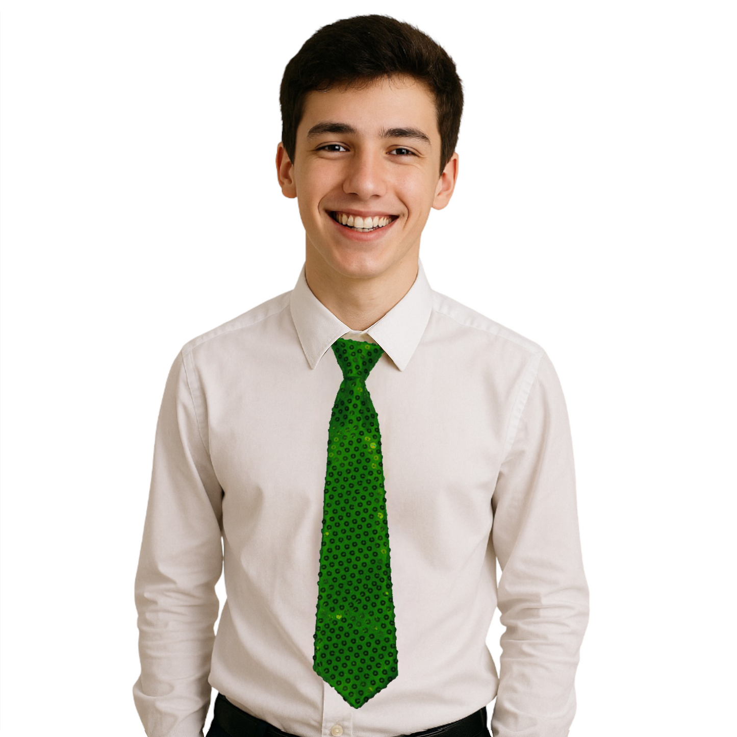 Home Universal® Accesorios de Fiesta – Corbata de  Purpurina y Lentejuelas para Hombres y Mujeres | Complementos de Disfraz Elegantes y Divertidos (2 Unidades)