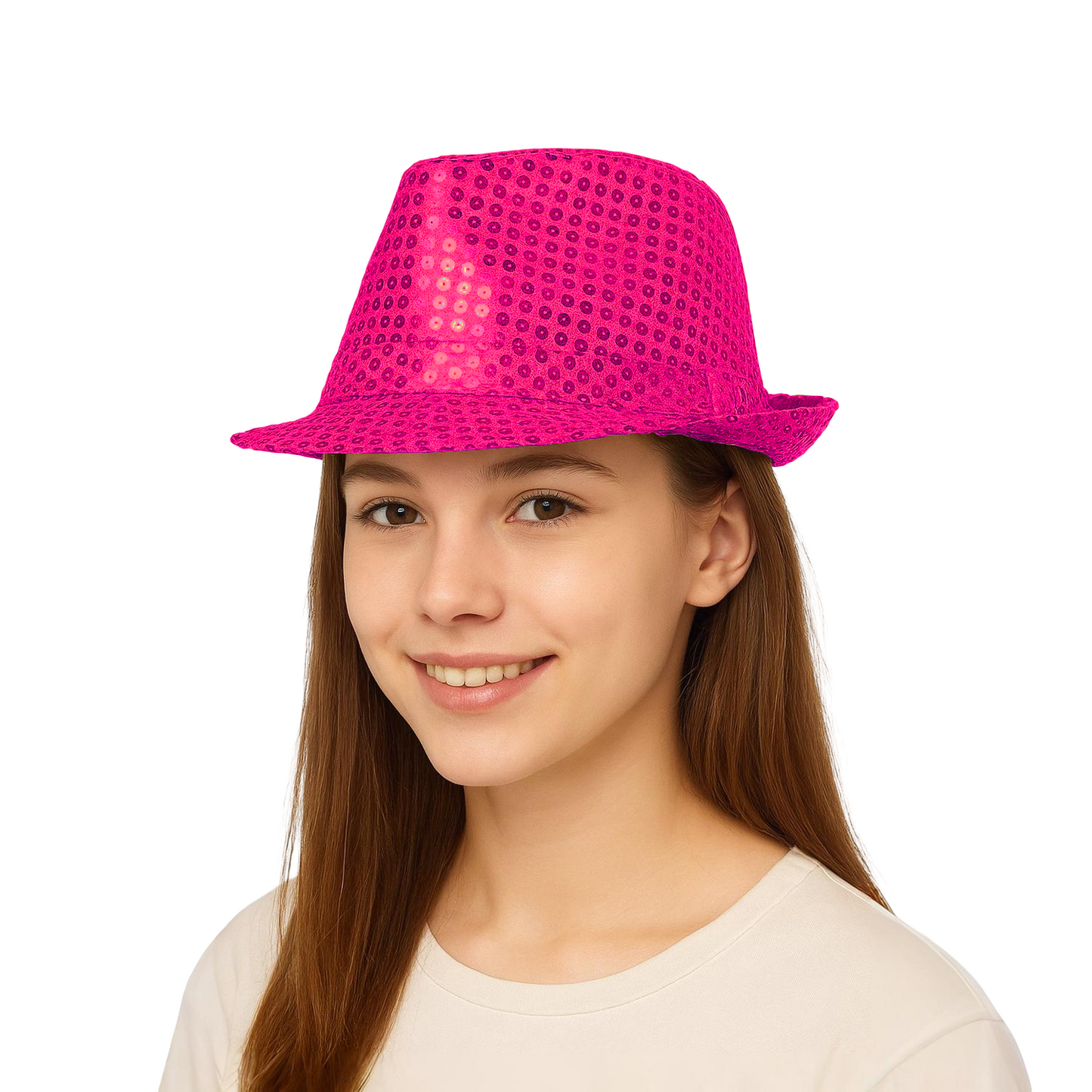 Home Universal® Accesorios de Fiesta – Sombrerode Purpurina y Lentejuelas para Hombres y Mujeres | Complementos de Disfraz Elegantes y Divertidos (2 Unidades)