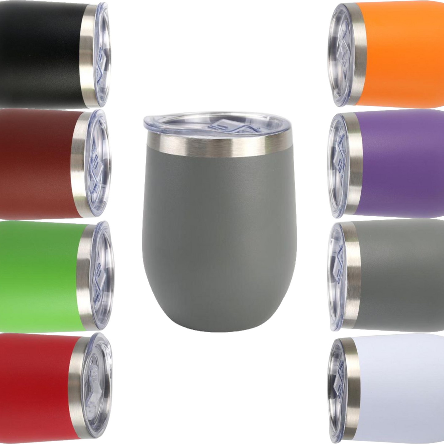 Home Universal® Vaso Térmico 350 ml de Acero Inoxidable con Aislamiento al Vacío y Doble Pared, Mantiene Bebidas Calientes y Frías, Reutilizable y Portátil (Gris)