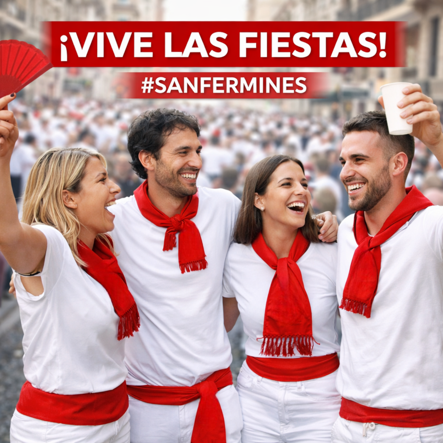 Home Universal® Fiestas Pamplona-Iruña (San Fermín) – Pack Set Accesorios con Pañuelos Rojos y Fajín Rojo Tradicional para Fiestas y Eventos, Estilo Oficial San Fermín (Fajín Rojo - Liso)