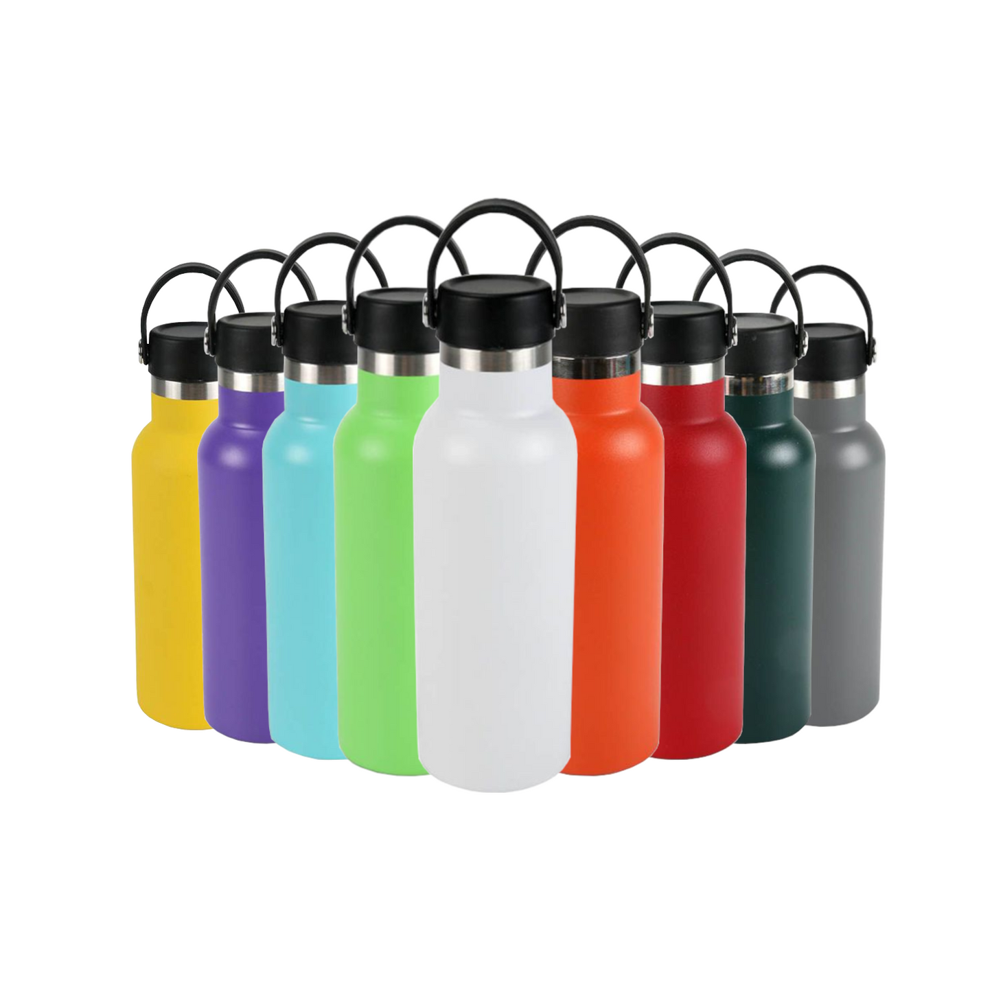 Home Universal® Botella Térmica 500ml de Acero Inoxidable | 12h y Frías 24h | Doble Pared | Mantiene Frío y Caliente por Horas | Antiderrames, Ligera e Ideal para Deporte, Oficina y Viajes (Rojo)