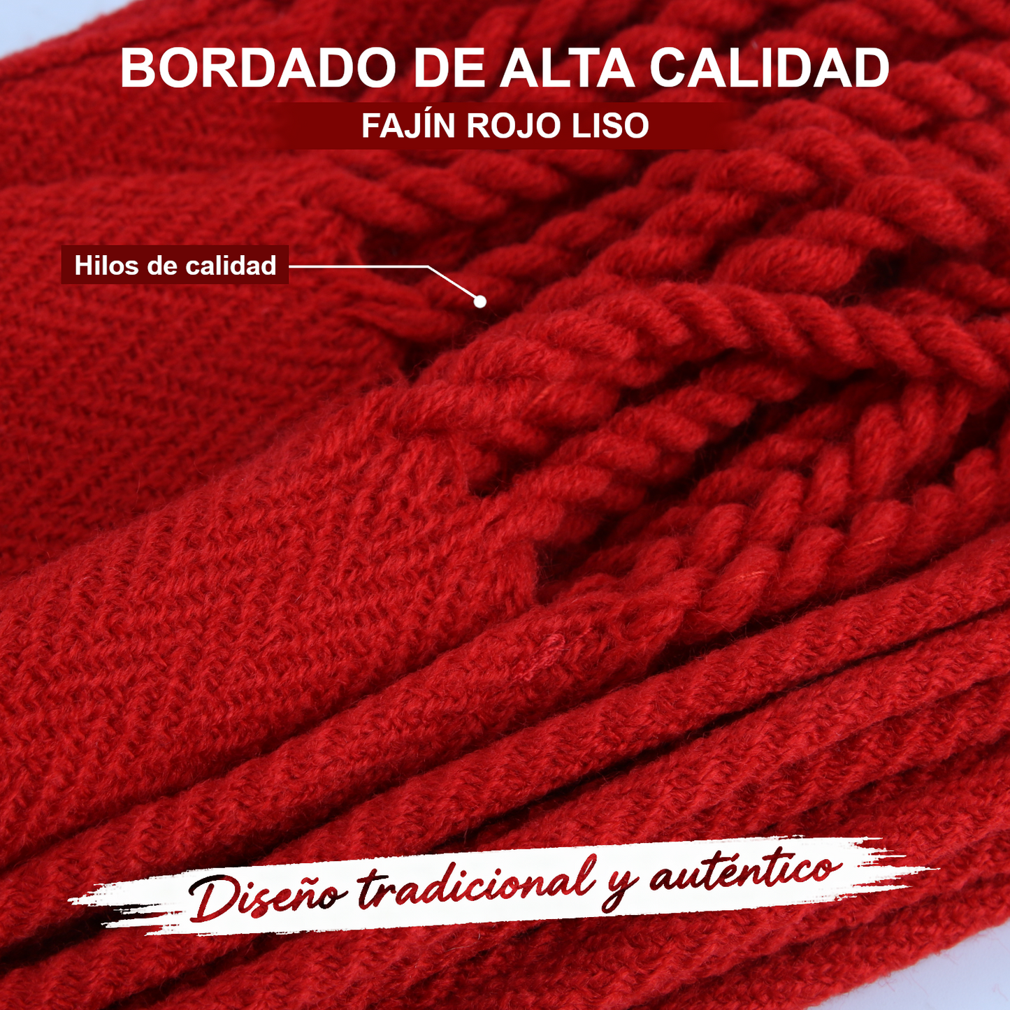 Home Universal® Fiestas Pamplona-Iruña (San Fermín) – Pack Set Accesorios con Pañuelos Rojos y Fajín Rojo Tradicional para Fiestas y Eventos, Estilo Oficial San Fermín (Fajín Rojo - Liso)