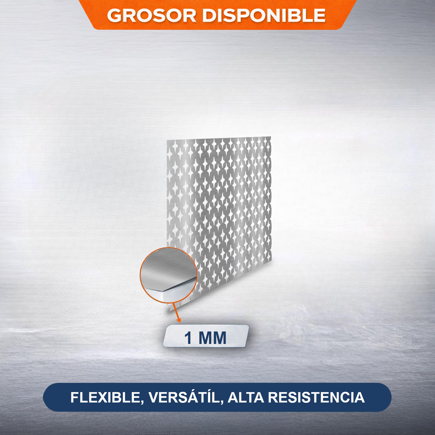 ome Universal® Chapa de Aluminio Estriada, Lisa, Malla y Perforada (Cuadrada, Ovalada, Redonda), Rugosa – Lámina Metálica Resistente Anticorrosión para Bricolaje e Industria Superficie (Perforada Forma) - Brillo-20X20MM (25X50CM - 1MM)