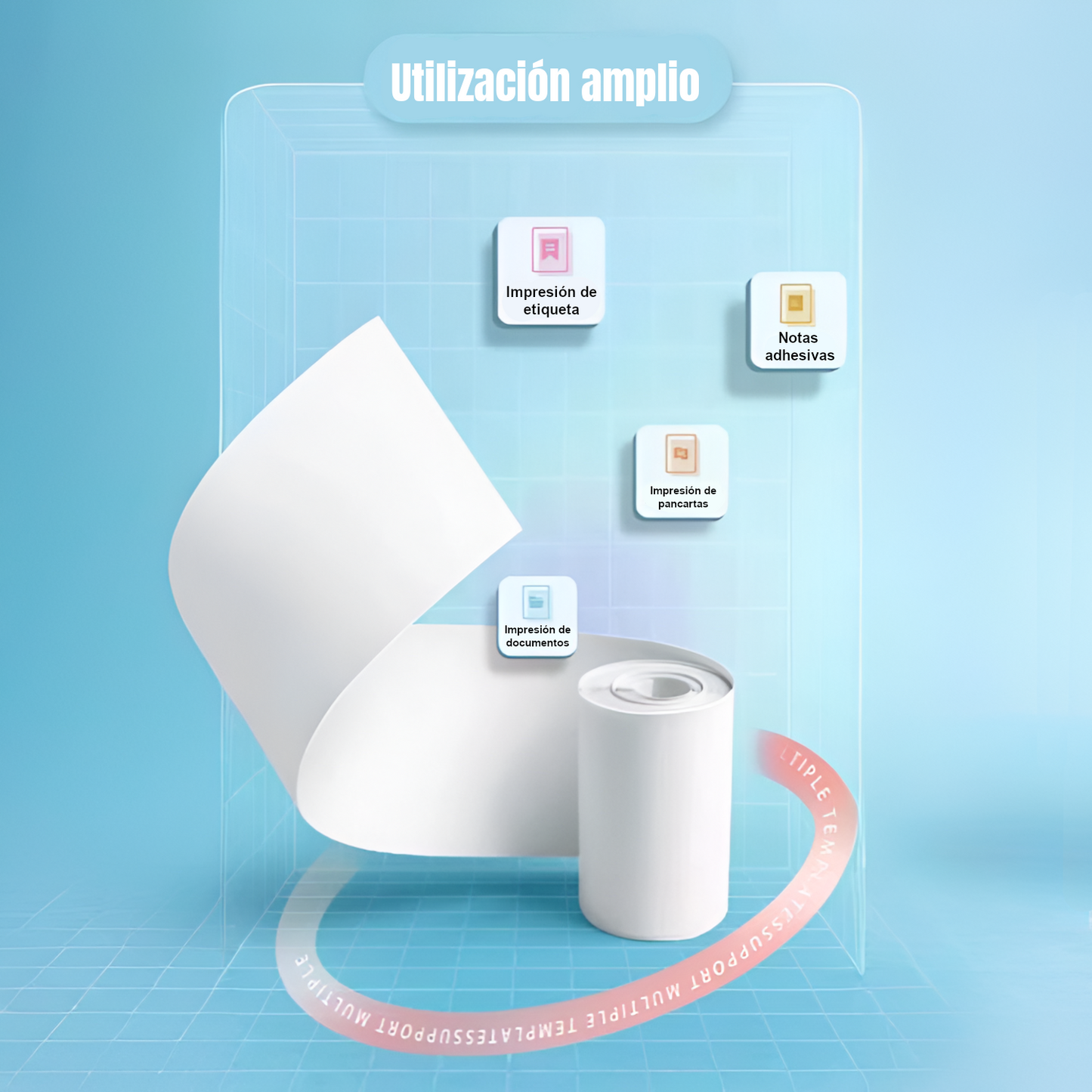 Home Universal® Rollo Térmico 57x34x17mm para TPV y POS – Papel Térmico Profesional Alta Calidad para Datáfonos y Cajas Registradoras Compatible Universal