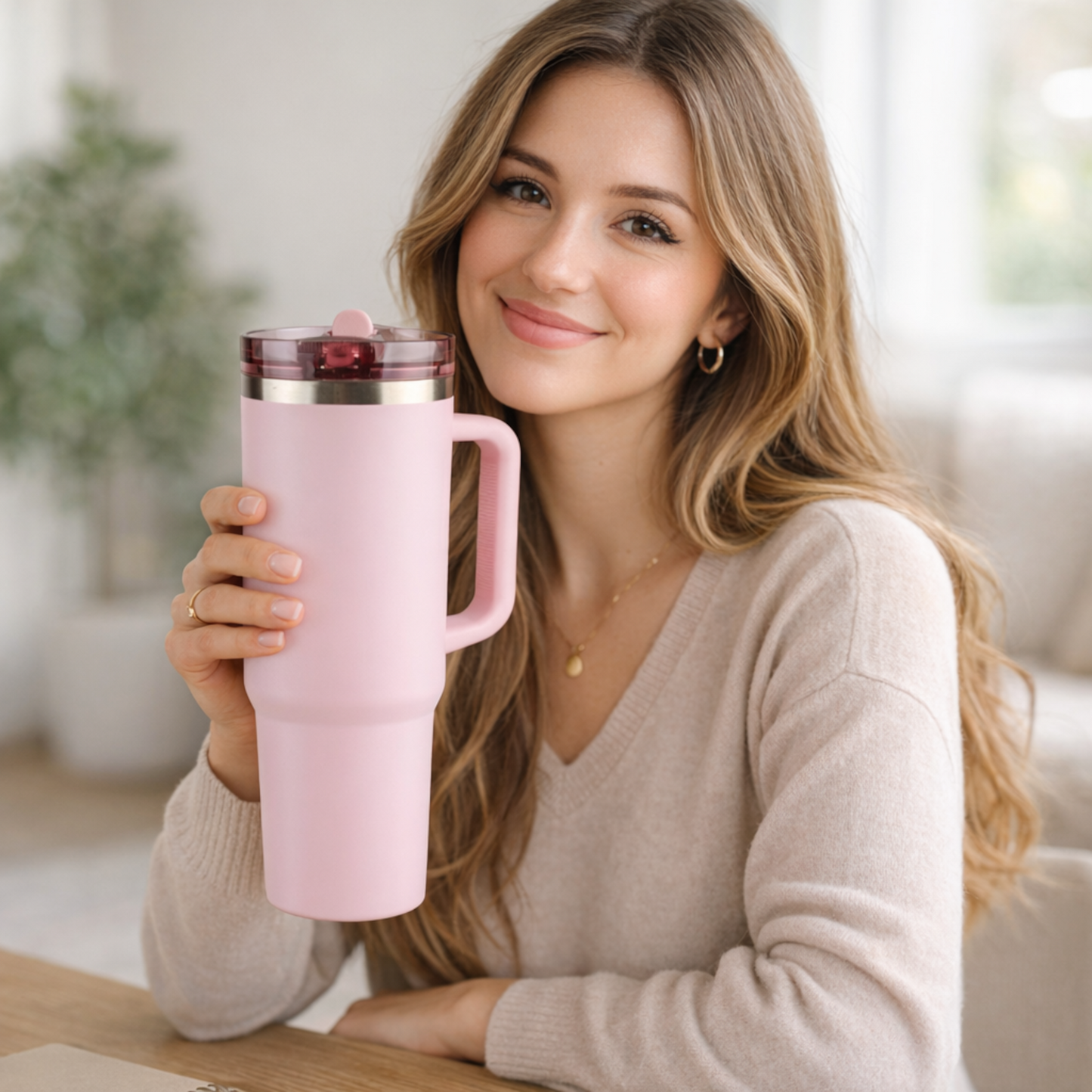 Home Universal ® Botella térmico 1200 ml con Pajita | A prueba de fugas | Acero Inoxidable sin BPA | Mantiene Frío 24h y Calor 12h | Termo Reutilizable Fácil de Llevar (Negro)