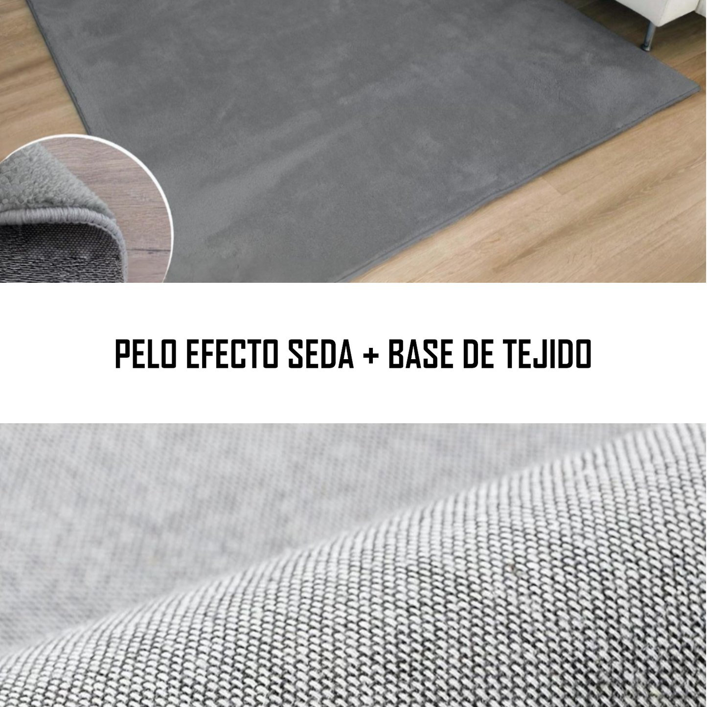 HOME UNIVERSAL Alfombra para Sala de Estar Alfombra Grande Suave y Esponjosa Alfombras Peludas Que no se Desprenden Alfombra Motley Tie-Dye Alfombras Modernas para Interiores (Gris)