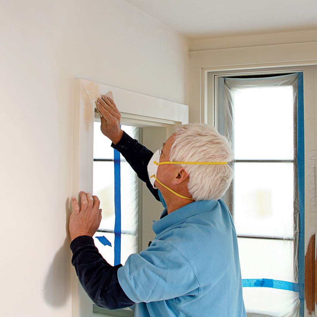 Home Universal® Cinta de Carrocero Cinta de papel para Pintar, Cinta Adhesiva de Carrocería, Cinta de Pintor - No Deja Residuos/Adhesivo sin disolventes