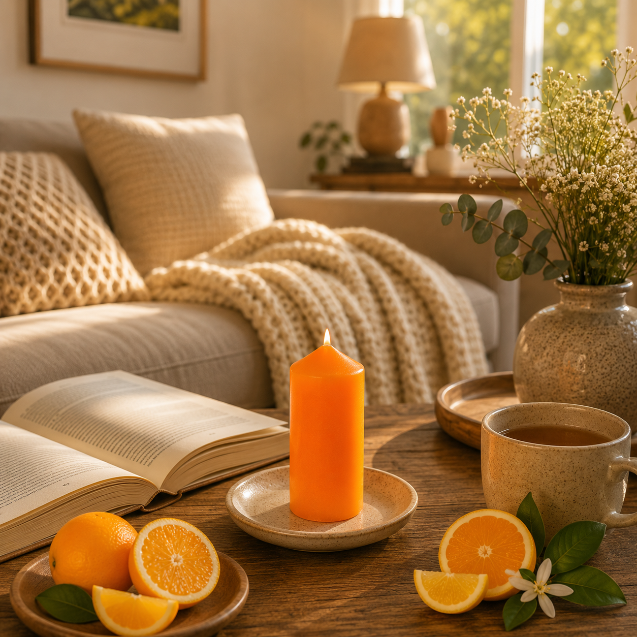 Home Universal® 6 Velas Aromáticas Perfumadas, 9 Aromas Disponibles, 2 Tamaños Disponibles, Velas Decorativas para Hogar, Relax, Spa y Aromaterapia (TROPICAL FRUITS Ø47 × 110 mm)