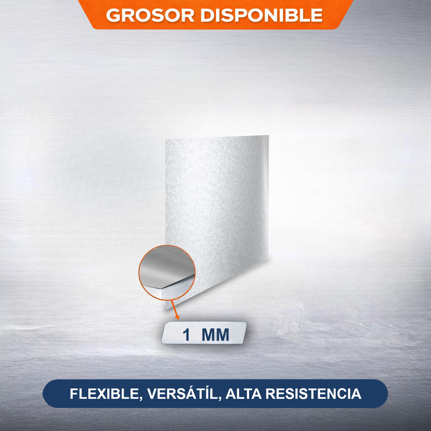 Home Universal® Chapa Galvanizada Lisa y Perforada, Lámina Metálica Resistente Anticorrosión para BricolajeSuperficie (Superficie (Liso)Brillante (50X50CM - 1 MM))