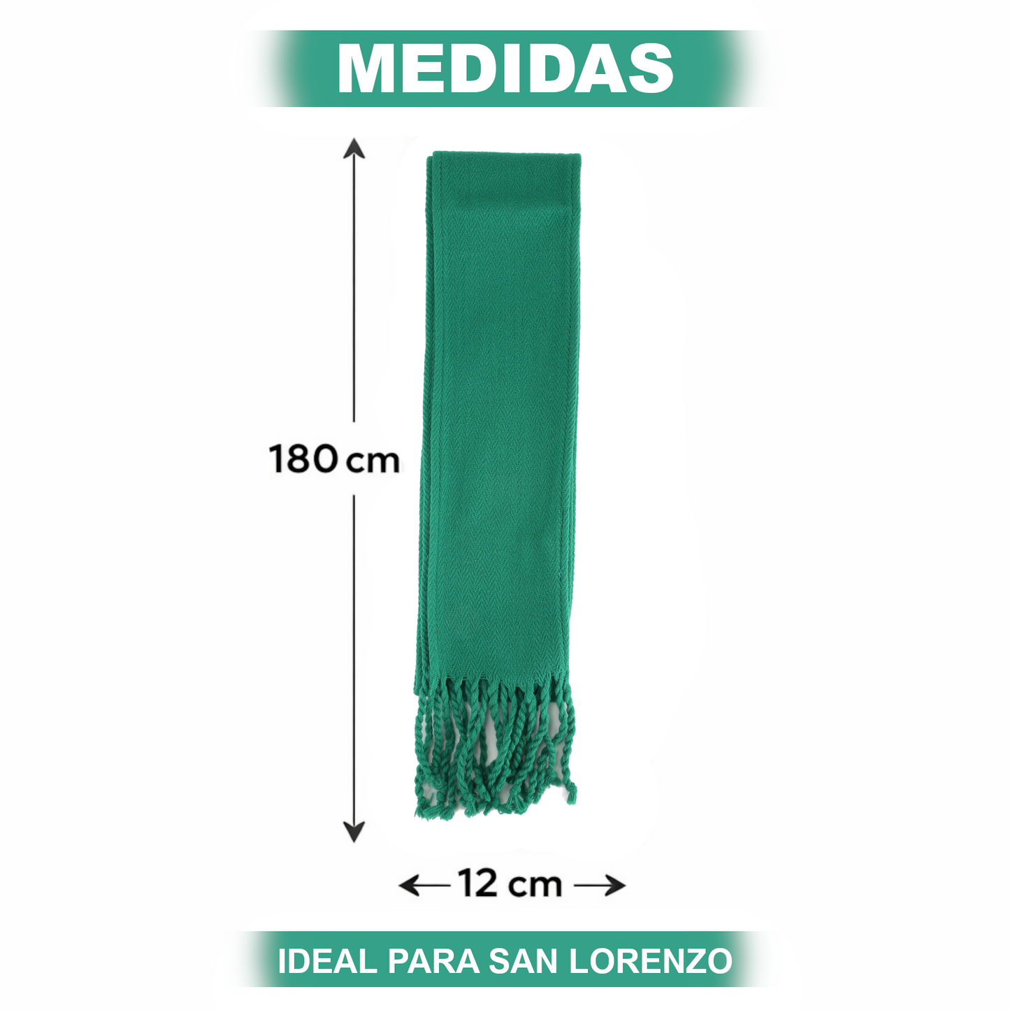 Home Universal® Pañuelo y Faja para Fiestas de San Lorenzo en Huesca – Conjunto Tradicional Blanco y Verde, Accesorios Típicos Aragoneses para Peñas y Celebraciones (Pañoletas Verdes - Liso))