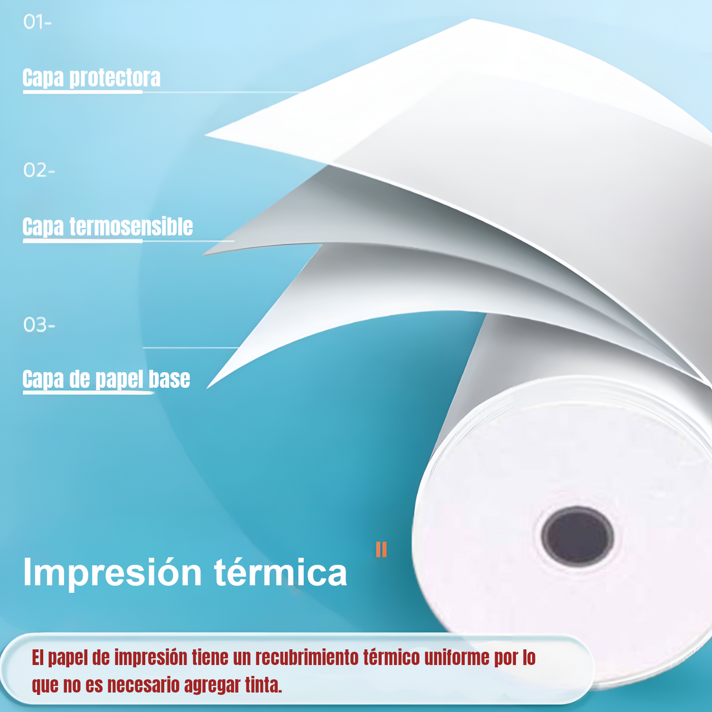 Home Universal® Rollo Térmico 80x77mm para Impresora Térmica – Papel Ticket Alta Calidad Compatible con TPV, POS, Datáfono y Caja Registradora