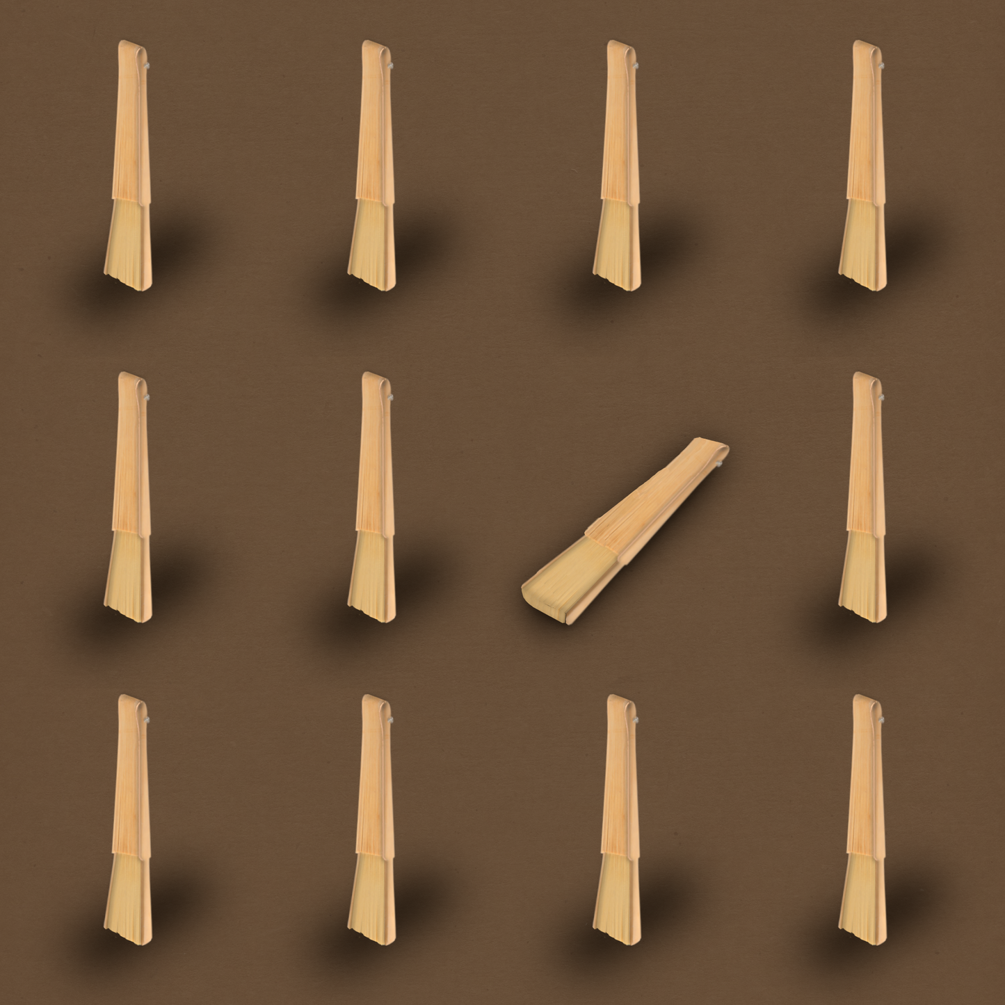Home Universal® Abanico de madera con argollas para colgar, plegable, ligero y resistente, ideal para bodas, eventos y verano, diseño clásico y portátil perfecto para regalo y uso diario - Madera (30CM)