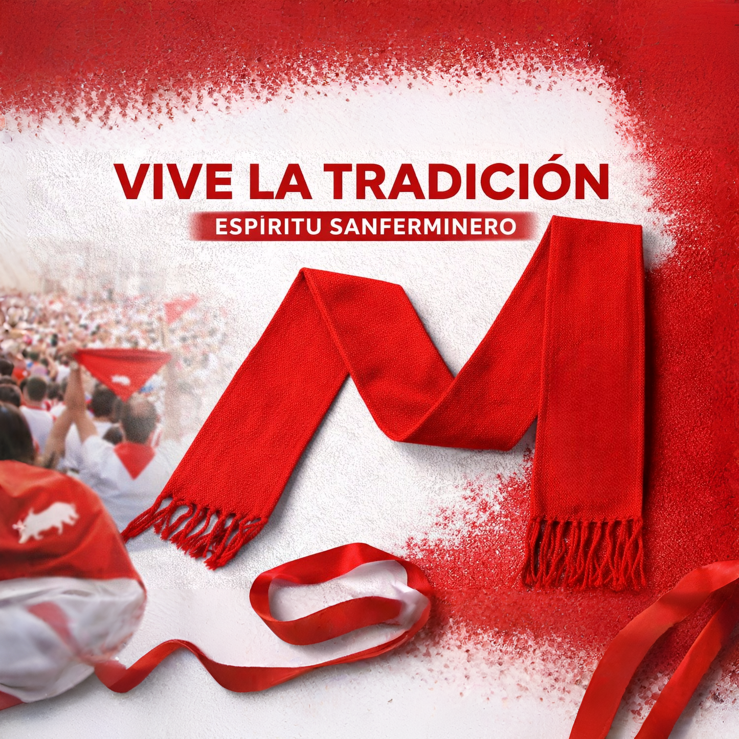 Home Universal® Fiestas Pamplona-Iruña (San Fermín) – Pack Set Accesorios con Pañuelos Rojos y Fajín Rojo Tradicional para Fiestas y Eventos, Estilo Oficial San Fermín (Fajín Rojo - Liso)