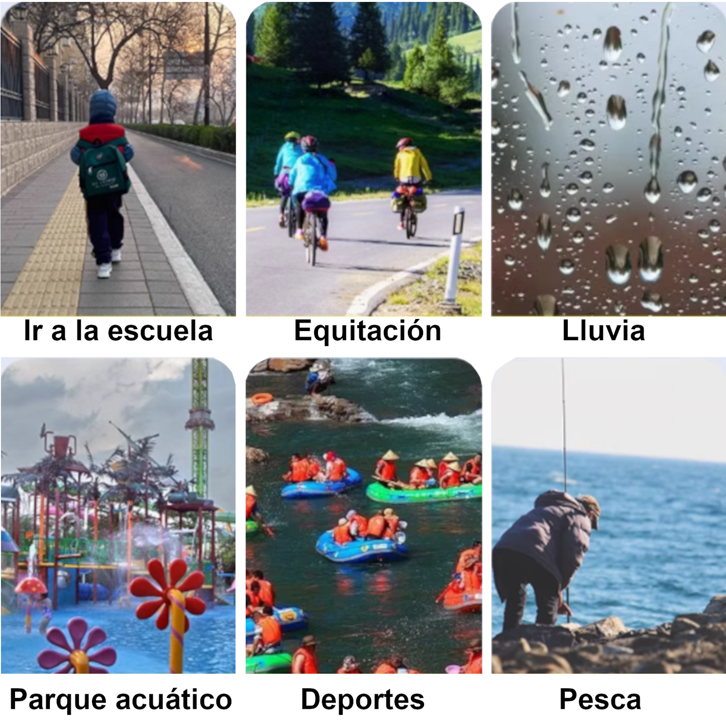 Home Universal® Chubasquero Impermeable Unisex - Material Ligero, con Capucha Ajustable, Plegable, Reutilizable (2 Unidades, Azul y Blanco - Adulto (145X85CM))