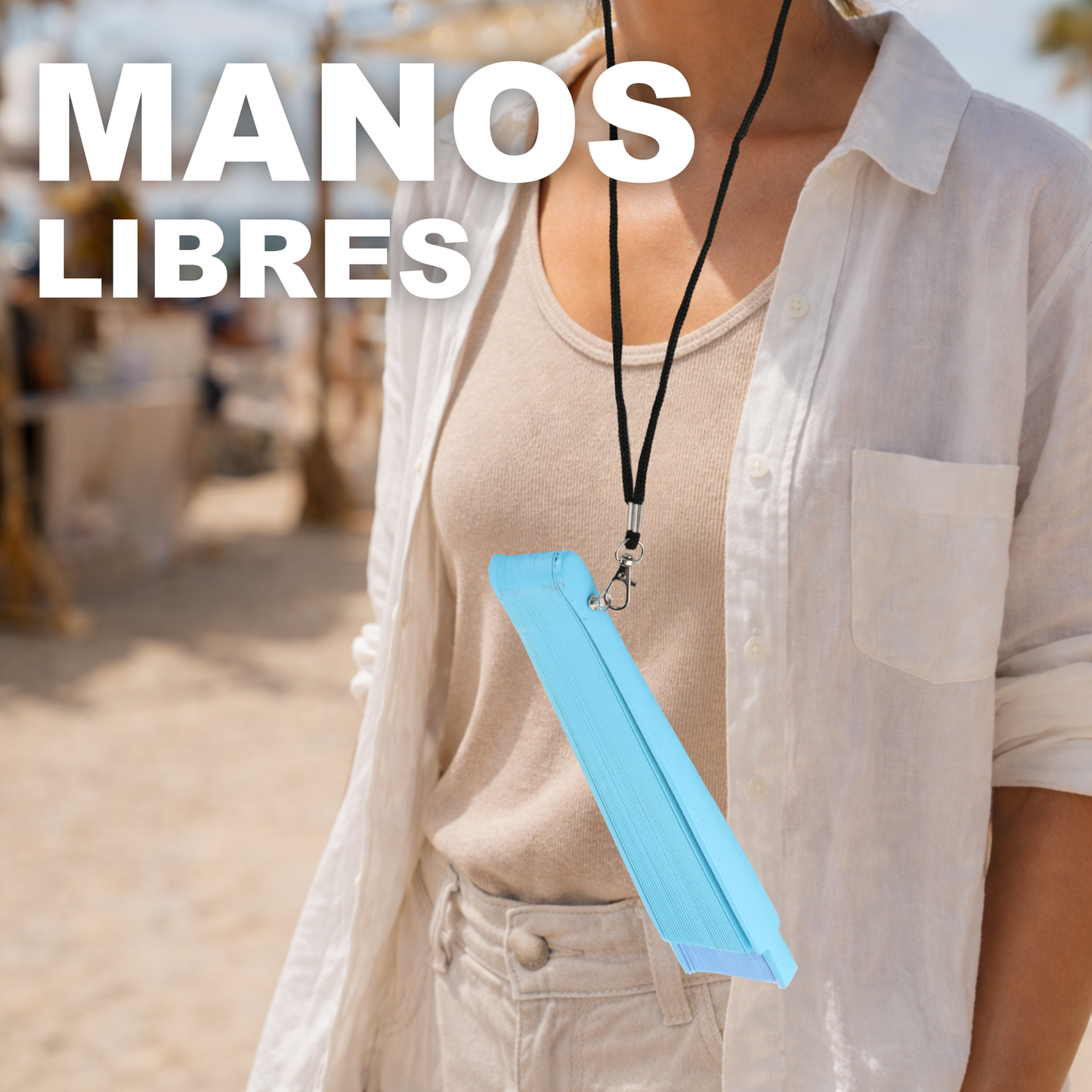 Home Universal® Pack de 1/2 Abanicos de Madera Lacados, Disponibles en Varios Colores y Tamaños, Abanico Flamenco Español para Bodas, Ferias, Fiestas, Comuniones y Eventos (23 cm, Azul Marino)