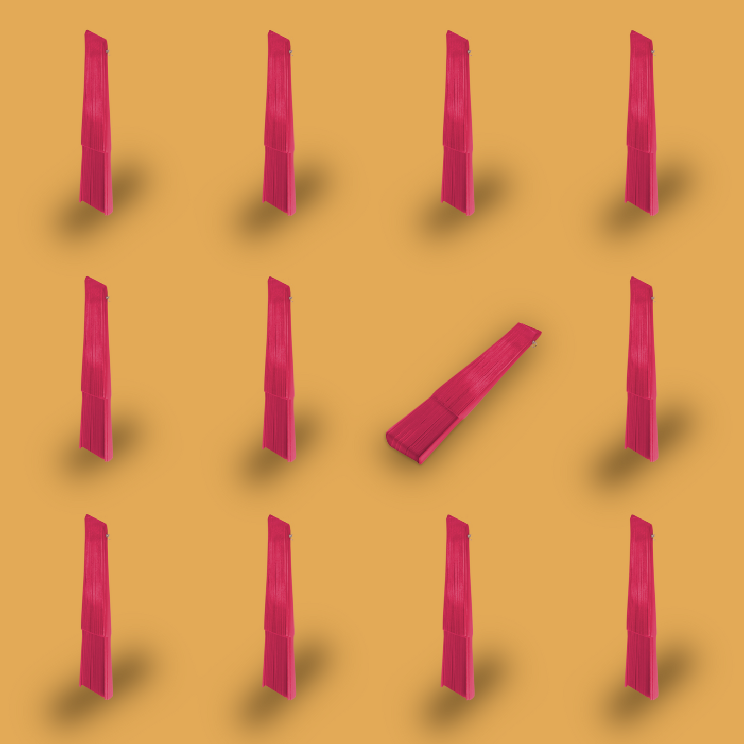 Home Universal® Abanico de madera con argollas para colgar, plegable, ligero y resistente, ideal para bodas, eventos y verano, diseño clásico y portátil perfecto para regalo y uso diario - Rosa (30CM)