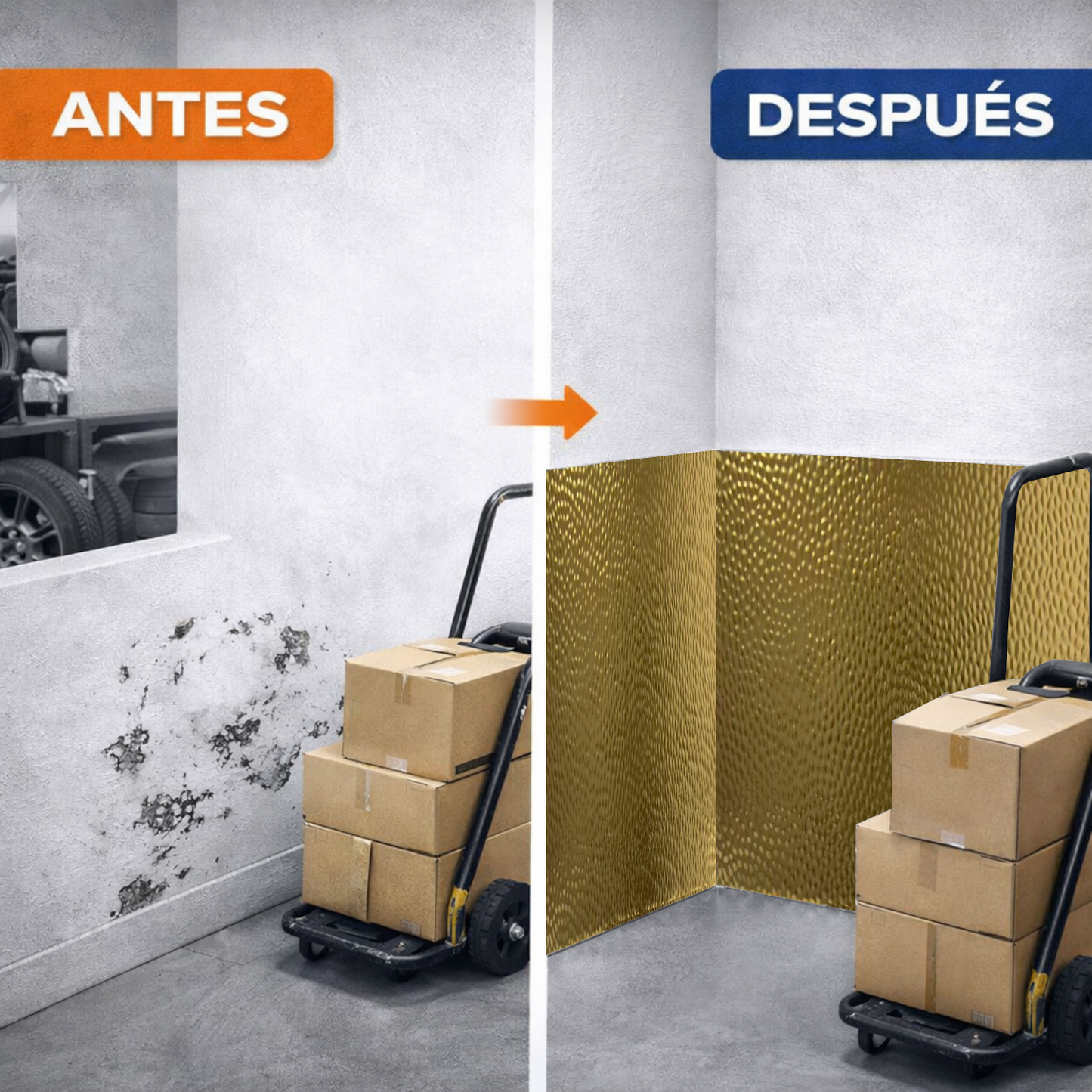 ome Universal® Chapa de Aluminio Estriada, Lisa, Malla y Perforada (Cuadrada, Ovalada, Redonda), Rugosa – Lámina Metálica Resistente Anticorrosión para Bricolaje e Industria Superficie (Rugosidad) - Dorado (25X50CM - 0.8MM)