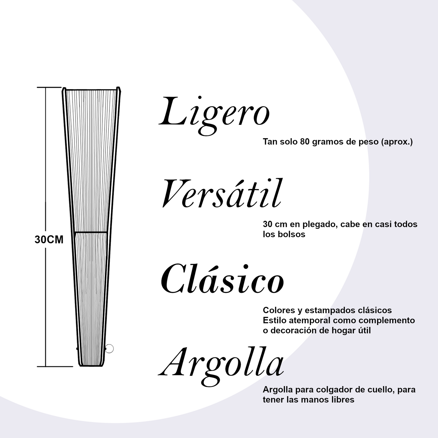 Home Universal® Abanico de madera con argollas para colgar, plegable, ligero y resistente, ideal para bodas, eventos y verano, diseño clásico y portátil perfecto para regalo y uso diario - Verde Claro (30CM)