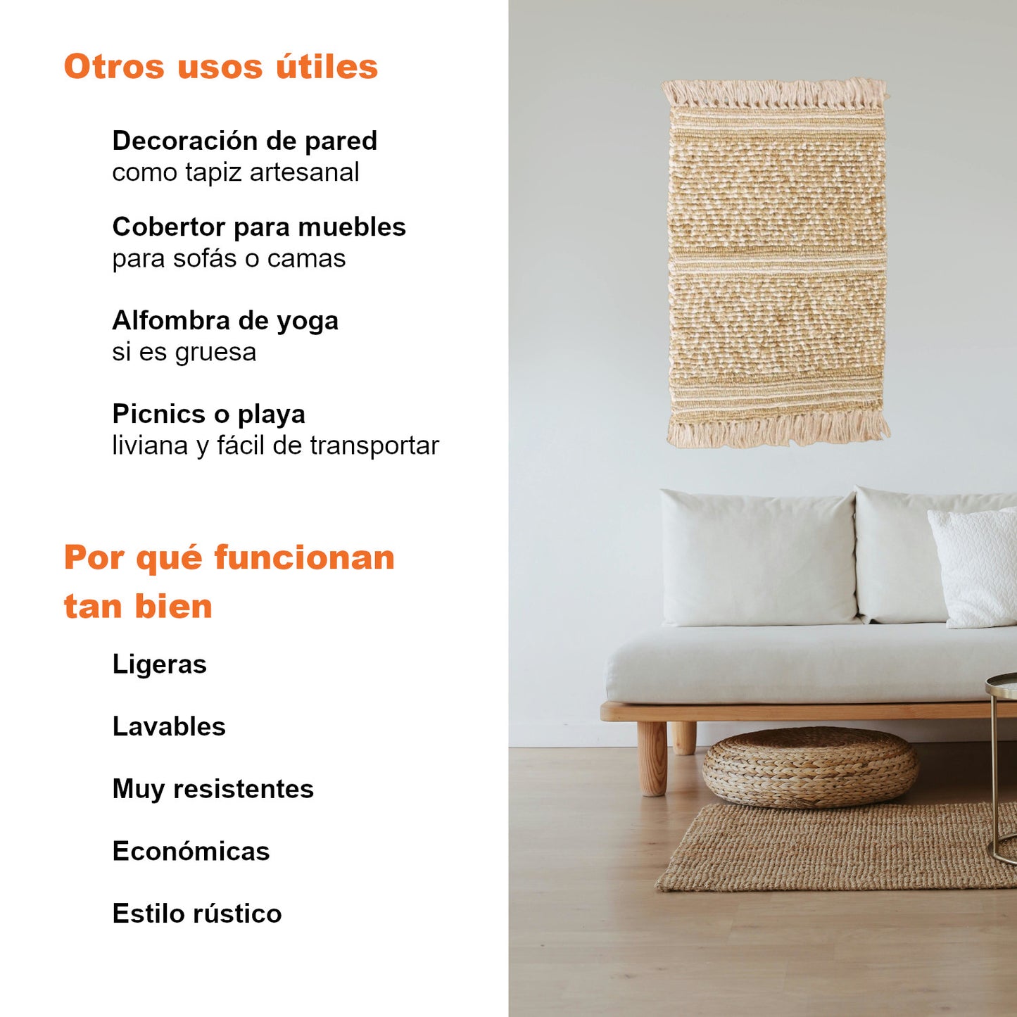 Home Universal® Alfombra Jarapa de Algodón Lavable | Diseño Geométrico Artesanal | Decoración Boho Mediterránea para Salón, Dormitorio, Pasillo y Cocina | Suave, Ligera y Resistente | Negro (Rayas y Zigzag)