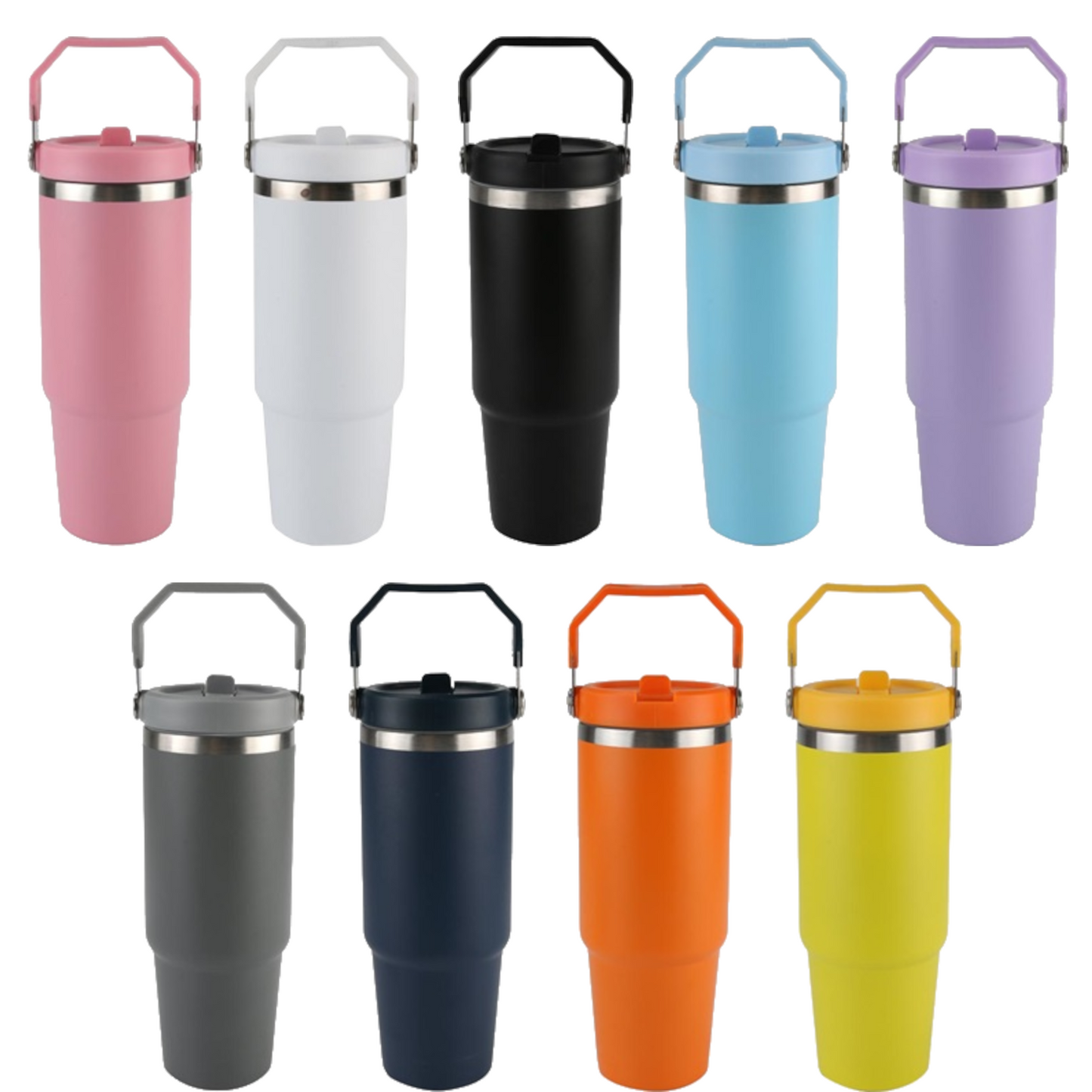 Home Universal ® Vaso térmico 890 ml | Botella de Agua Térmica 0,89L con Pajita | Acero Inoxidable sin BPA | Mantiene Frío 24h y Calor 12h | Termo Reutilizable Fácil de Llevar y Apto Lavavajillas (Azul Claro)